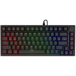 Savio ASTRAL BLACK JADE Tastatur Gaming USB QWERTY US International Schwarz (Eng. Int., Kabelgebunden), Tastatur, Schwarz