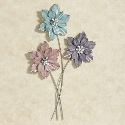 Touch of Class Summer Blooms Wall Art Multi Pastel , Multi Pastel