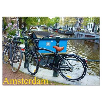 Amsterdam (Wandkalender 2027 DIN A3 quer), CALVENDO Monatskalender