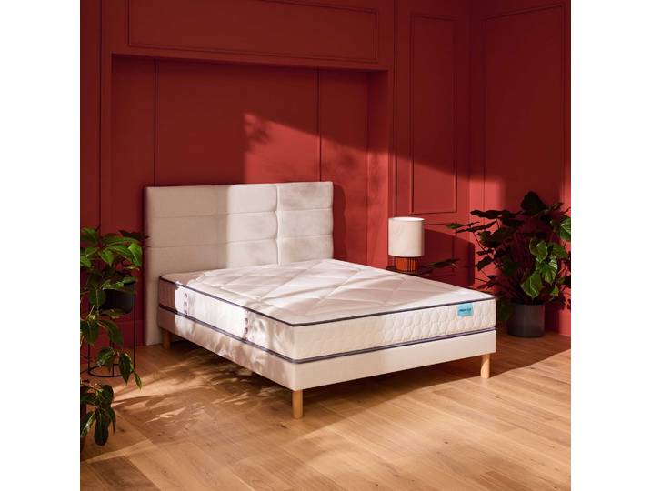 Matelas Merinos ressorts ensachés, mémoire de forme et latex Full Bed 90x190