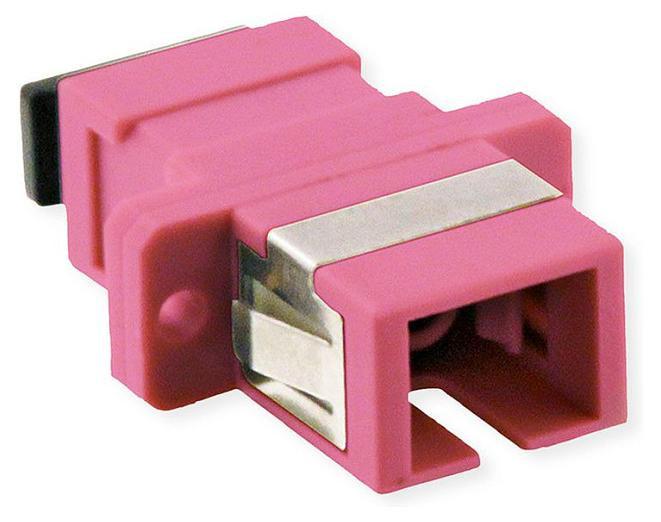 LWL-adapter SC simplex OM4 met flens