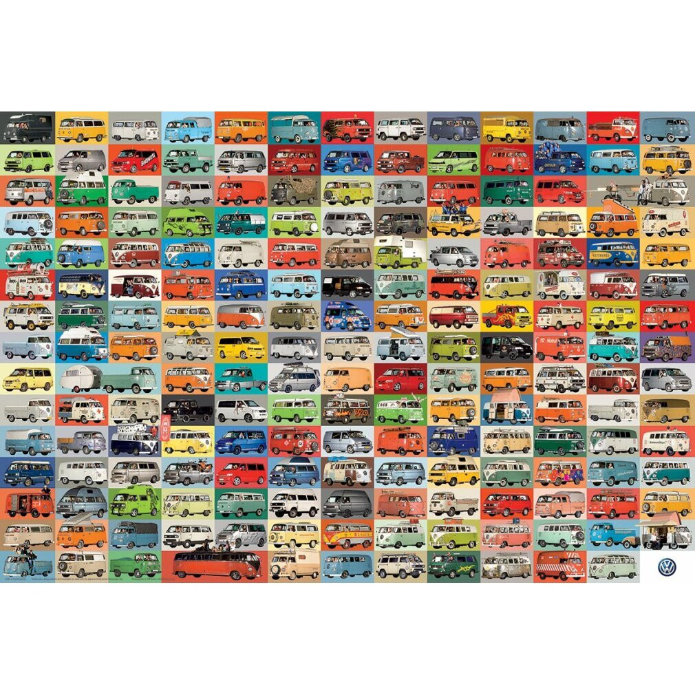 Eurographics Puzzel De VW Groovy Bus - 1000 stukjes