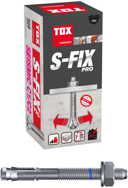 TOX Cheville à expansion S-Fix Pro M10x105/25 mm (04010216)