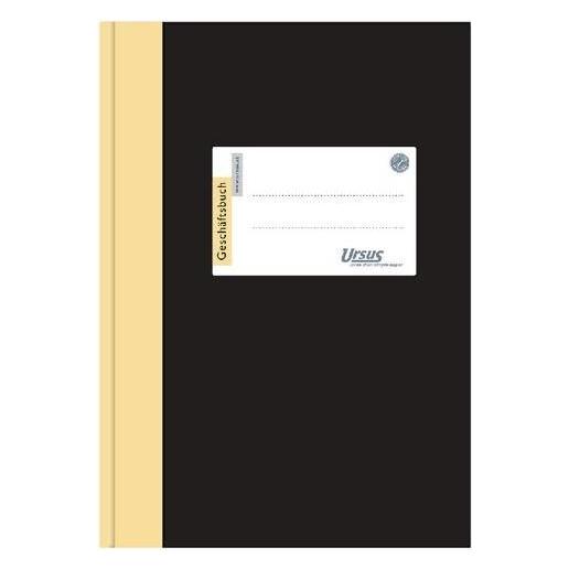 Ursus Geschäftsbuch Papierformat: DIN A5 Ausführung der Lineatur: kariert (A5, Kariert) (608381)