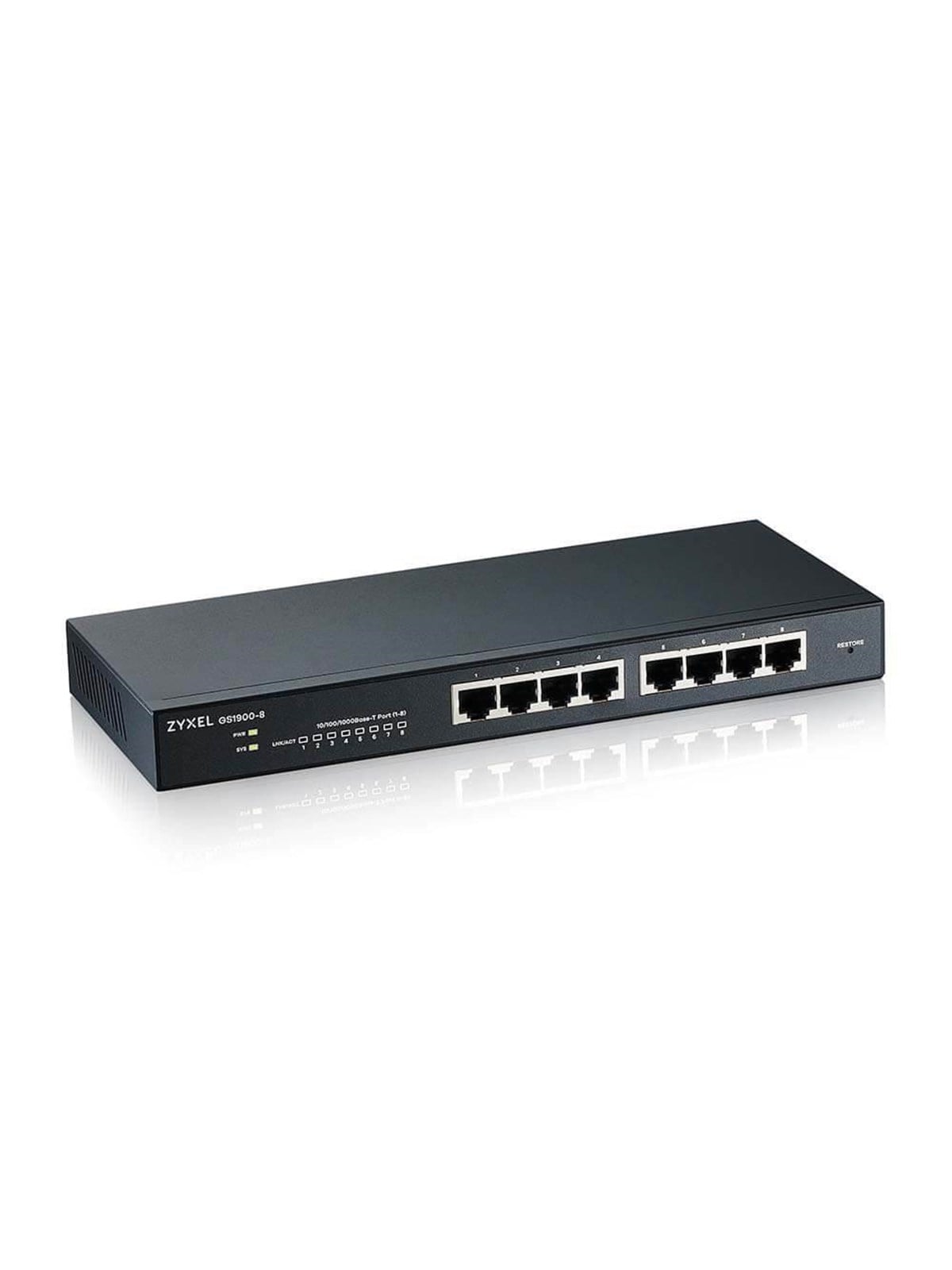ZyXEL GS1900-8-port GbE Smart Managed Switch