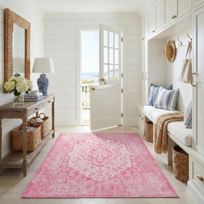 SAFAVIEH Courtyard Jacque Indoor/ Outdoor Waterproof Patio Backyard Rug