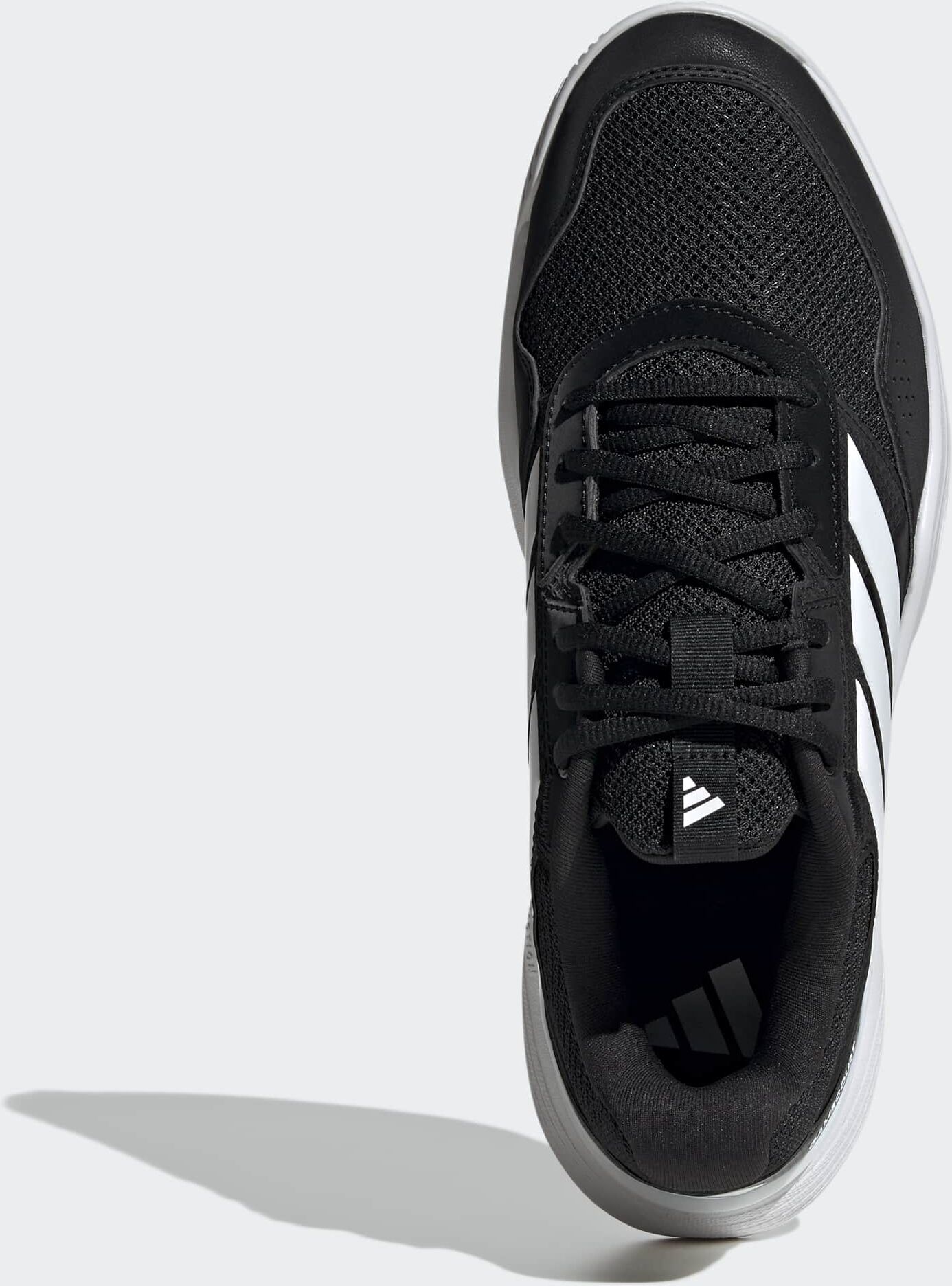 Tennisschuh ADIDAS PERFORMANCE "GAMECOURT 3 ALL COURT", Herren, Gr. 44,5, schwarz-weiß (core schwarz, ftwr weiß, ftwr weiß), Synthetik, Textil, Schuhe, für Hartcourt, All-Court