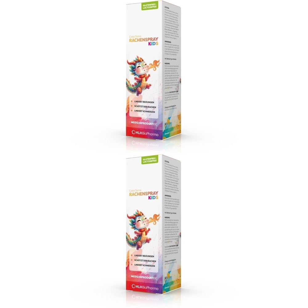 2x Casa Sana Rachenspray Kids 2x30 ml Spray