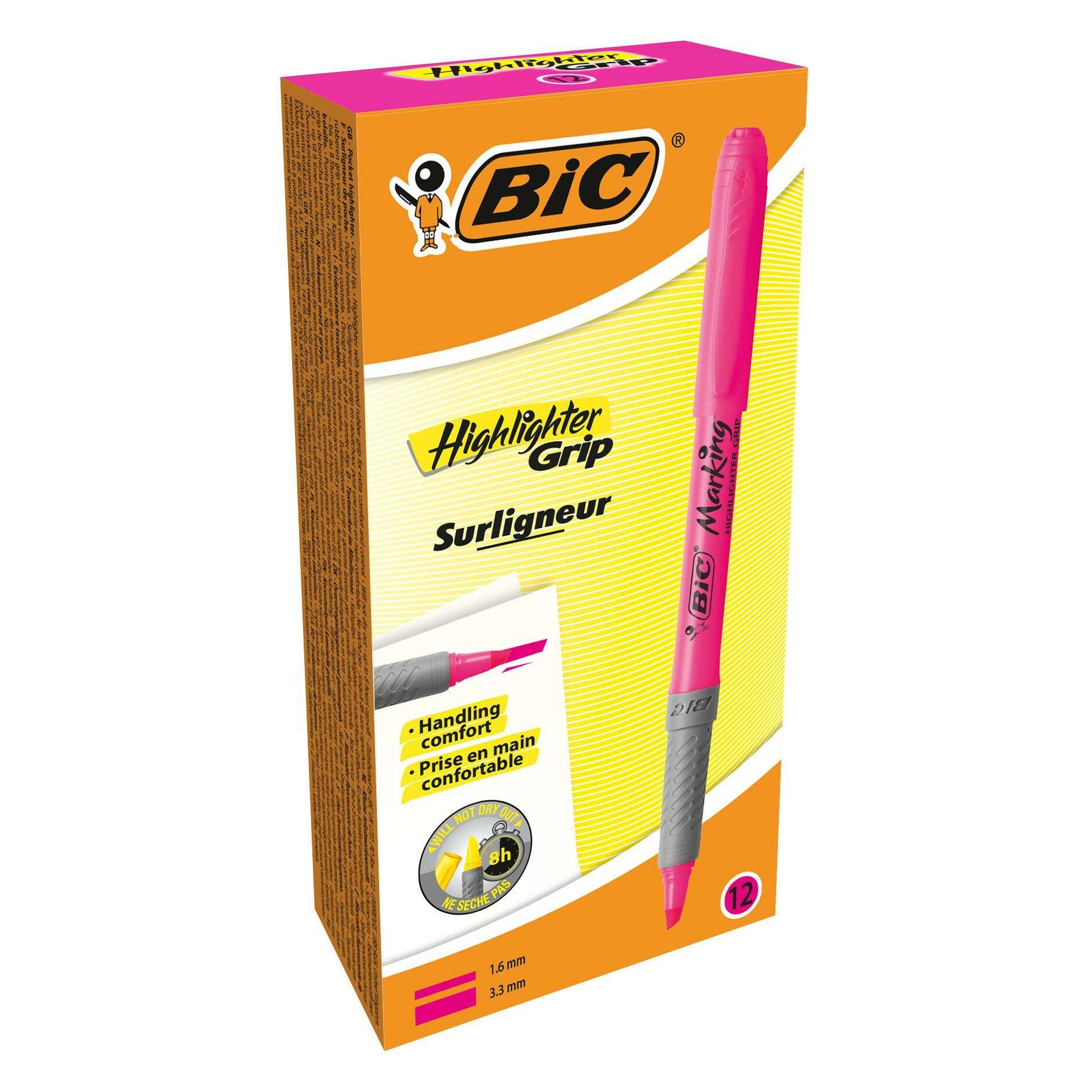 Bic Highlighter Grip (12x) (811934)