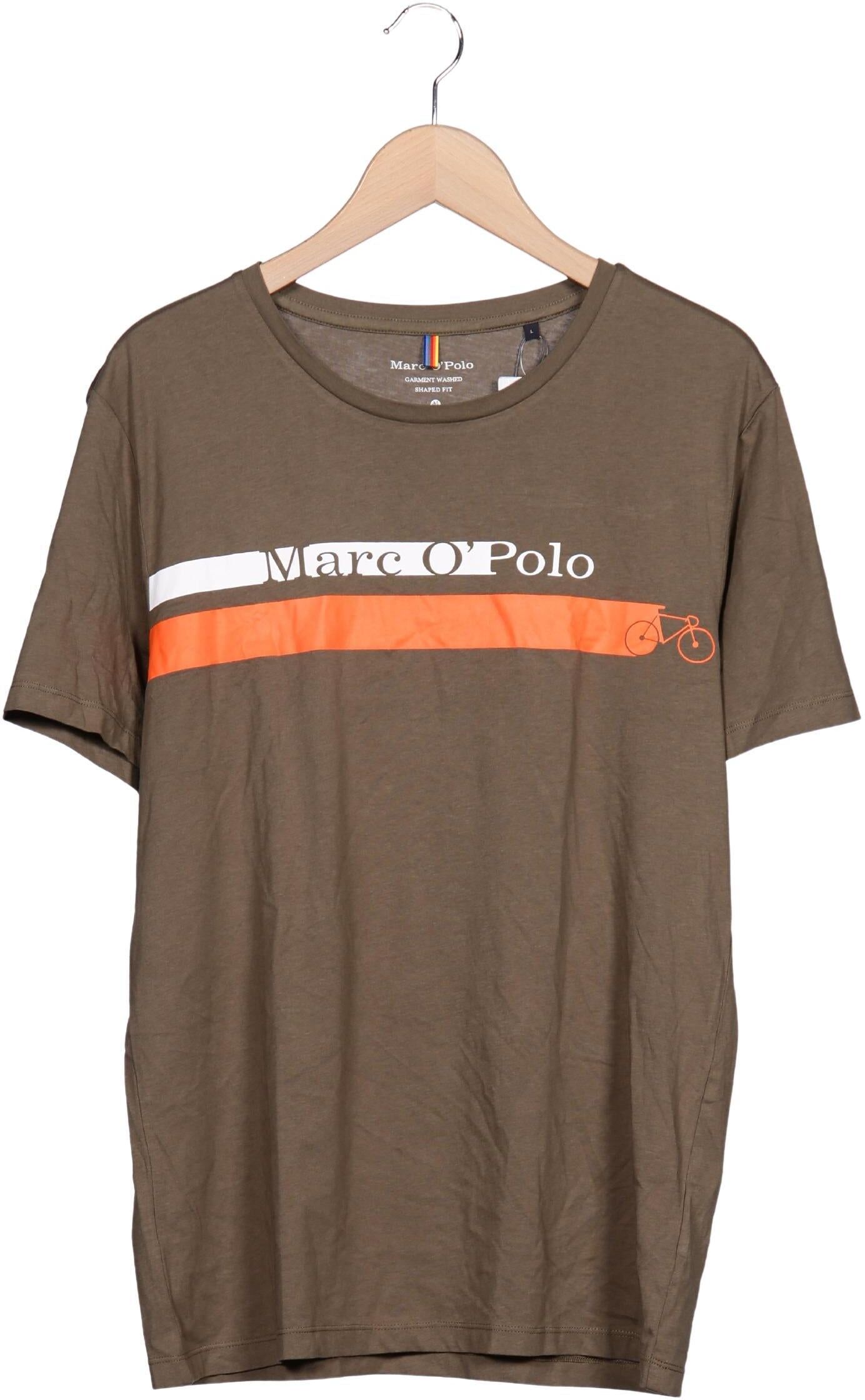 Marc O' Polo T-Shirt, Grün, Gr. L, Baumwolle - Second Hand