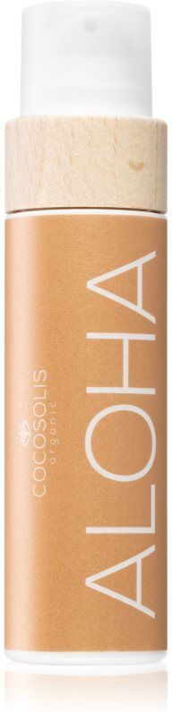 COCOSOLIS ALOHA huile de soin et de bronzage sans facteur de protection solaire avec parfums Coconut 110 ml