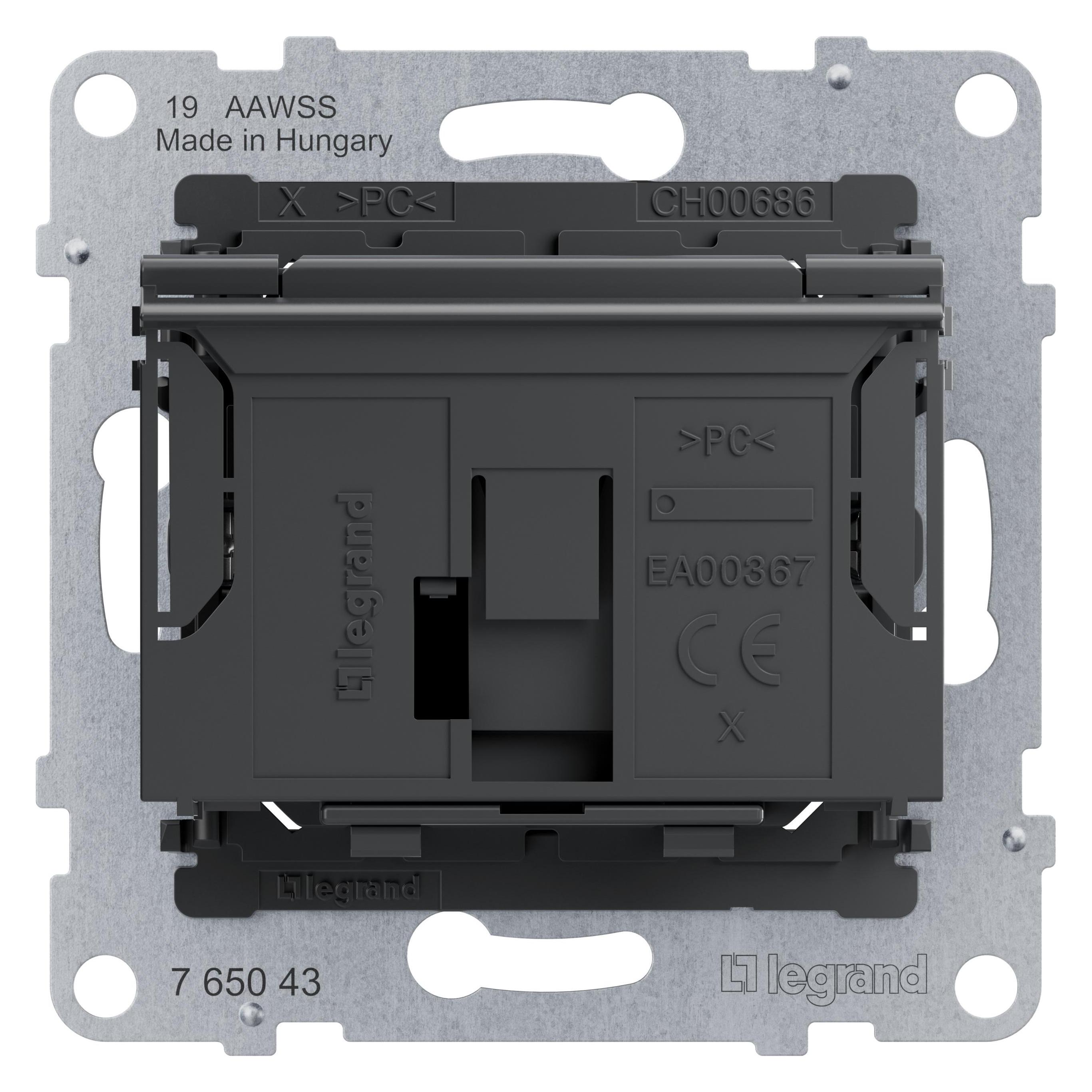 Legrand SEANO mechanischerr Hotel-Card-Schalter-Einsatz, Schaltleistung: 30 VA, 765043 (765043)
