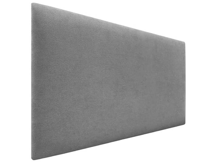 DHOME Gepolstertes Kopfteil Glatt aus Aqualine-Stoff Höhe 70 cm Dicke 4 cm und 8 cm für Wand Akustische Kopfteile Schallabsorbierend (Grau, 90cm, Stärke 8cm)