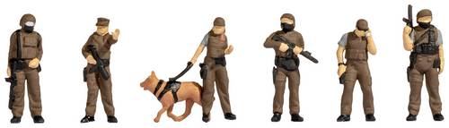 NOCH TT Polizei Sodereinsatzkommando Bemalt, Stehend
