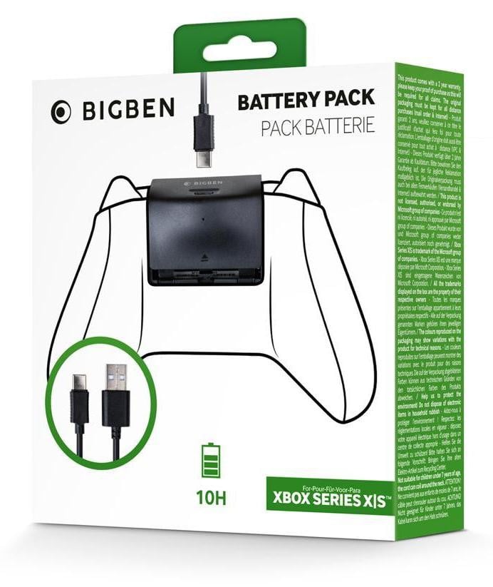 BigBen Accupack voor Xbox Series X/S controller inclusief 3 meter laadkabel, model BB006971
