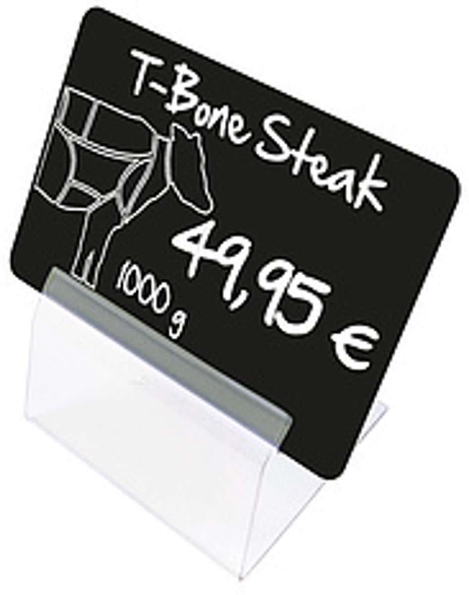 Edikio by Evolis Prijskaarthouder - 10 houders - Hoogte: 2,5 cm