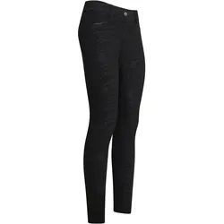 Imperial Riding Reithose El Capone hohe Taille AOP Vollbesatz Black zebra FS/22, Größe: 36