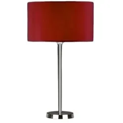 Tischleuchte SIMPLE ROUND, rot, H:45cm, mit Leuchmittel