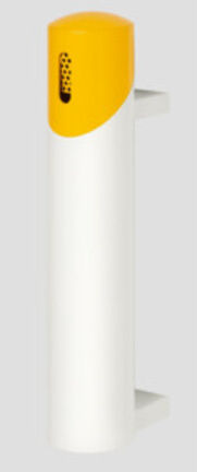 VAR Cendrier mural SG 65 blanc - tête jaune 1,4 l (39131)