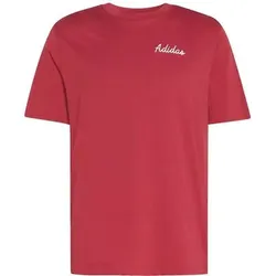 ADIDAS Herren Shirt NOVELTY BOWL GRAFIK, Größe L in Rot Rot