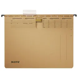LEITZ Alpha Hängehefter Amtsheftung DIN A4 naturbraun