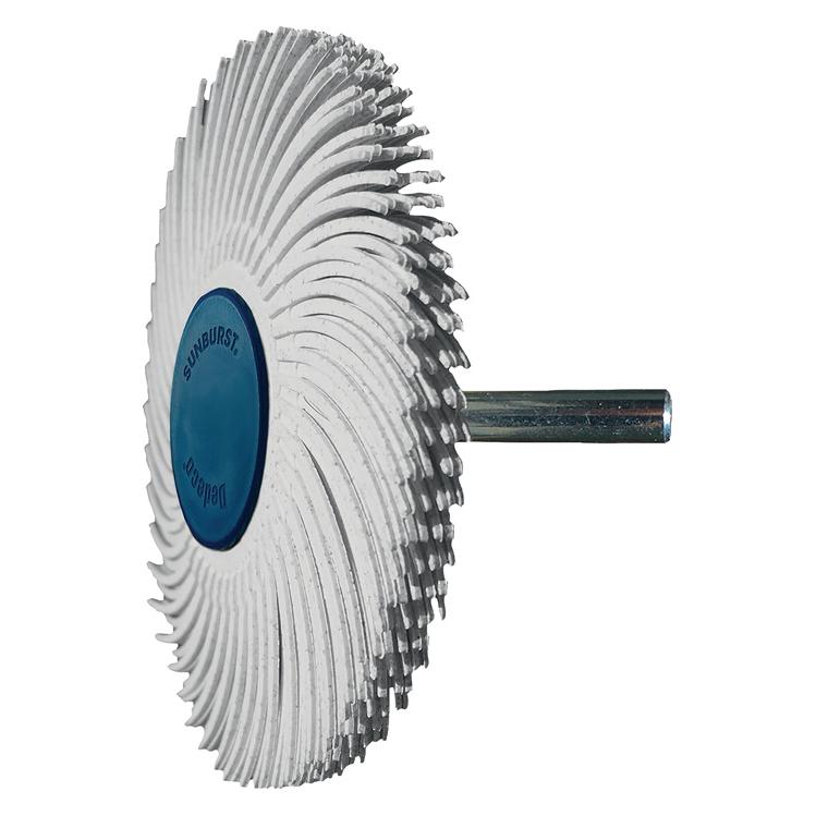Tyrolit Radialbürstenscheibe Sunburst D.76mm K.120 Weiß 10000min-¹ (120) (34570085)