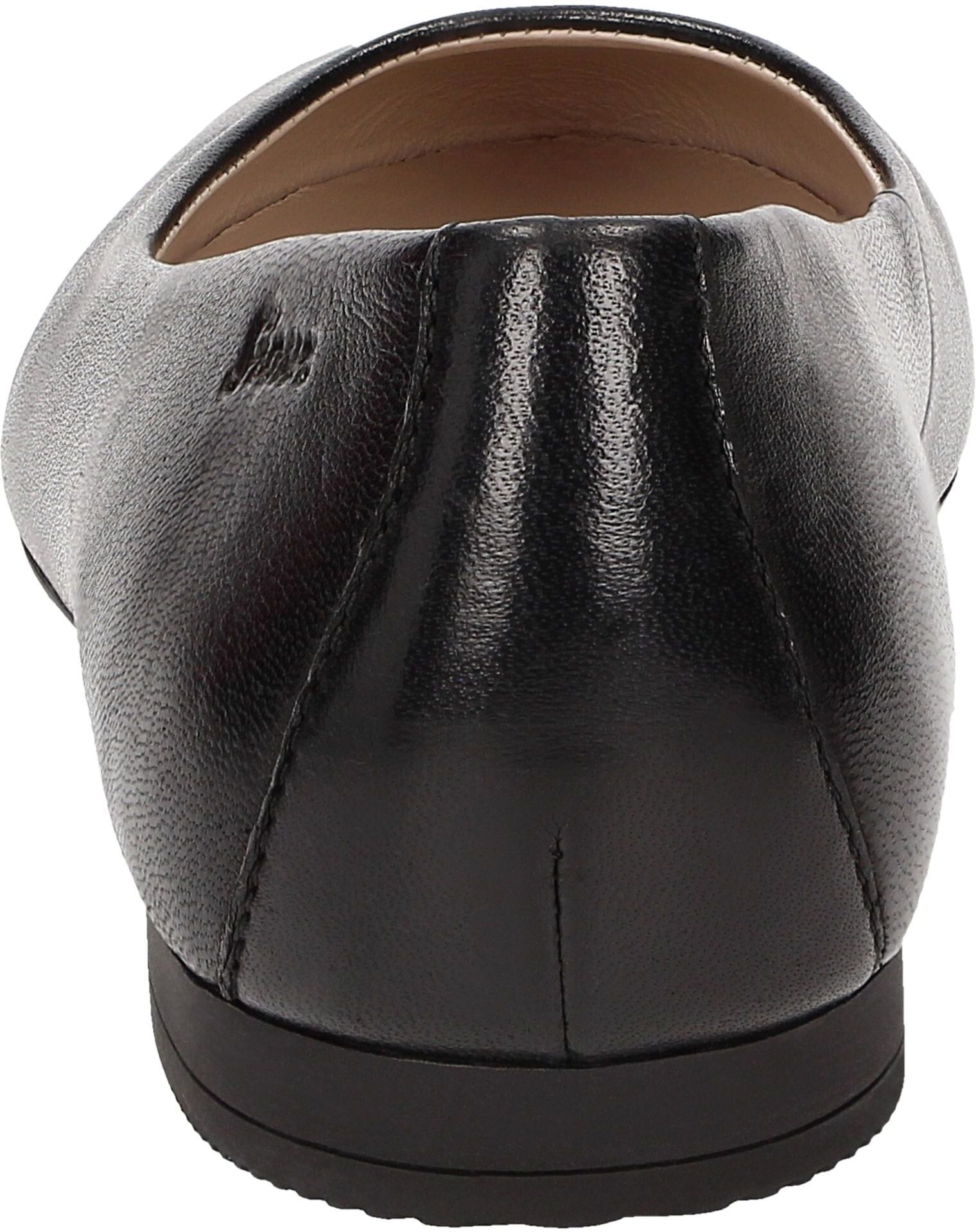 Ballerina SIOUX "Villanelle-701", Damen, Gr. 42 (UK 8), schwarz, Obermaterial: 100% Lammnappaleder LANA. 100% Gummi rubber., Schuhe Ballerina