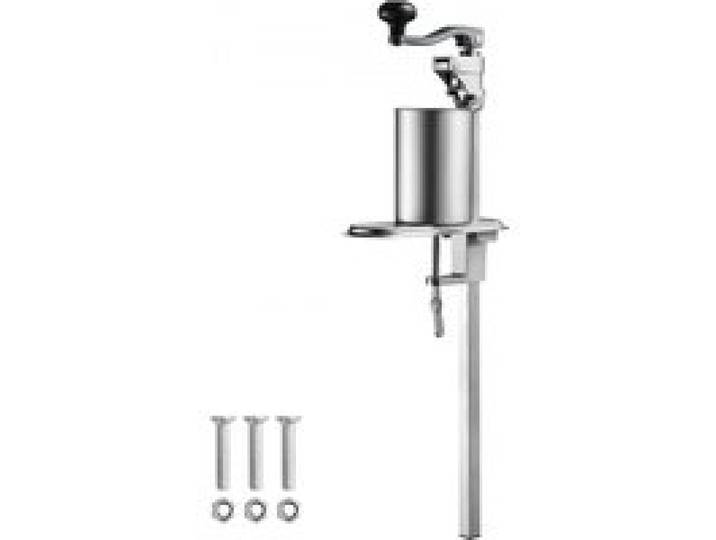 VEVOR Ouvre-boîte manuel, ouvre-boîte commercial à pince de table pour grandes canettes, ouvre-boîte robuste avec base, ouvre-bocal industriel à hauteur réglable pour canettes jusqu'à 40 cm de haut