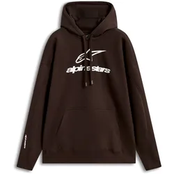 Alpinestars Prelude Oversized, Kapuzenpullover - Dunkelbraun - XS