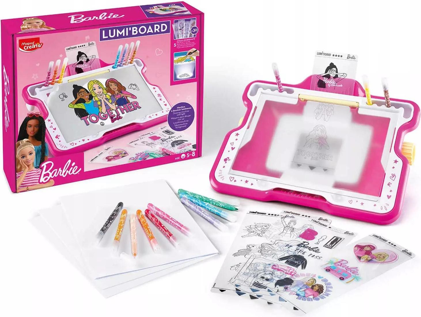 Maped Creativ Lumi Board Barbie LED-lichttafel voor tekenen