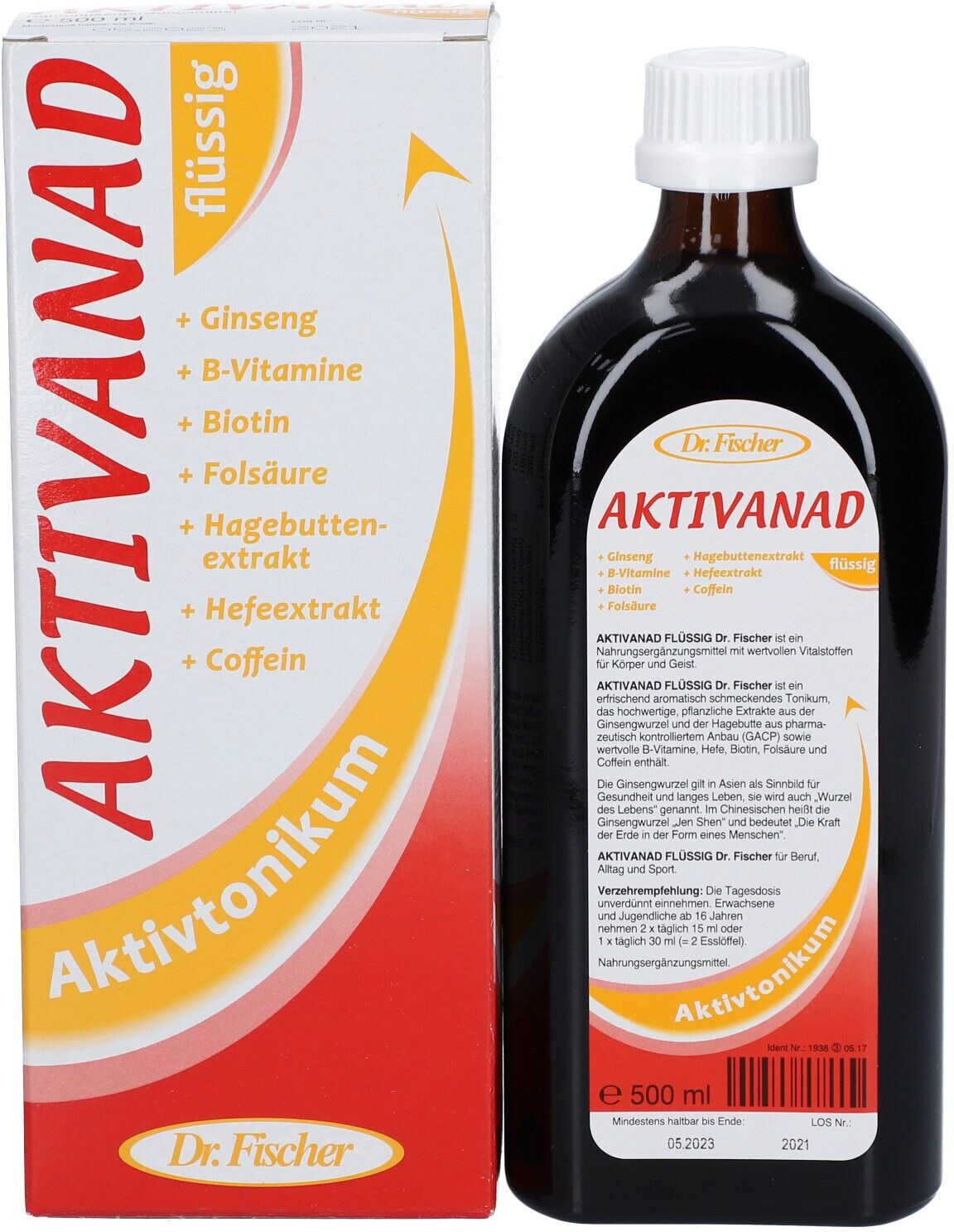Aktivanad flüssig Tonikum 500 ml 500 ml Tonikum