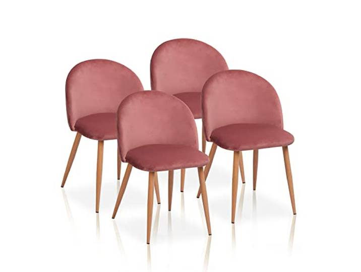 La Silla Española Pedraza Stuhl, Stoffe, rosa Make-up, 77 cm (H) x 46 cm (B) x 47 cm (T)