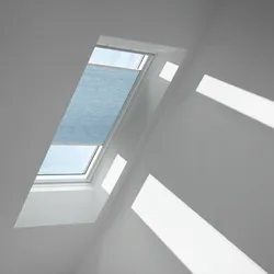 VELUX Wabenplissee Gletscherblau 1169, S10, Aluminiumschiene,GGU,Manuell,VELUX