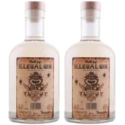 Sack ́s Destille Illegal Gin - Bandit 40 % vol 0,5 Liter, 2er Pack