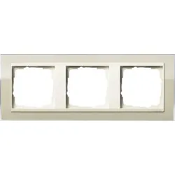 Gira Abdeckrahmen 3-fach klar sand 0213771