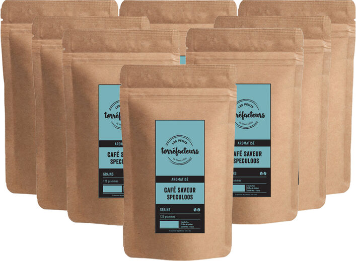 Les Petits Torréfacteurs -spekulatius Aromatisierte Kaffeebohnen 1 Kg (8x125g) - MaxiCoffee