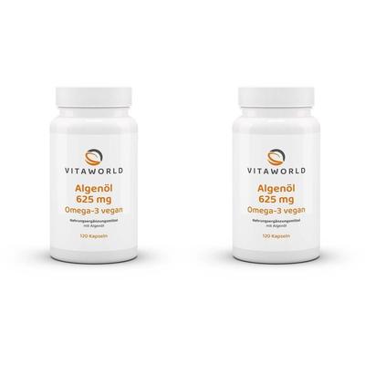 Algenöl 625 mg Omega-3 vegan Kapseln 2x 2x120 St