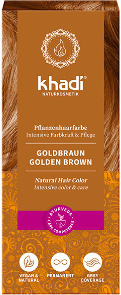 Khadi Natürliche Haarfarbe 100 gr Golden Brown