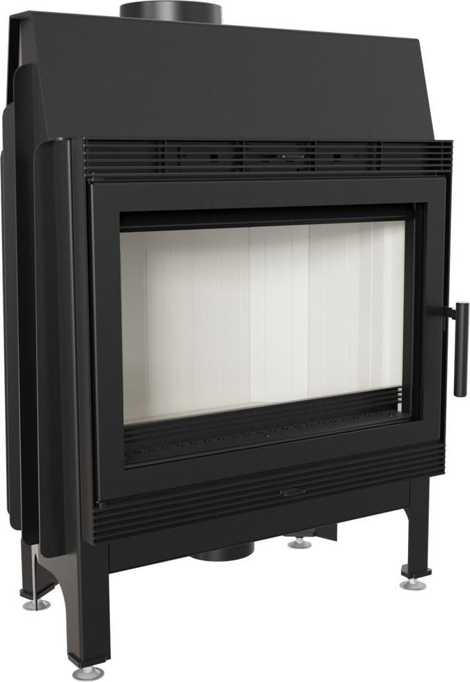 Kamineinsatz aus Stahl KRATKI BLANKA 11 kW Ø 180