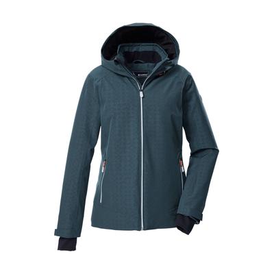 Skijacke KILLTEC "KSW 33 WMN SKI JCKT", Damen, Gr. 46, hellpetrol, Obermaterial: 100% Polyester.Futter: 100% Polyester.Füllung: 100% Polyester, Jacken Skijacke, Damen Skijacke: wasserdicht, atmungsaktiv, viele Taschen
