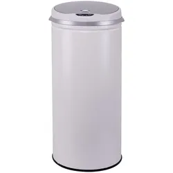 Kitchen Move Automatischer Edelstahl-Mülleimer SOHO weiß 42L Edelstahl Weiss