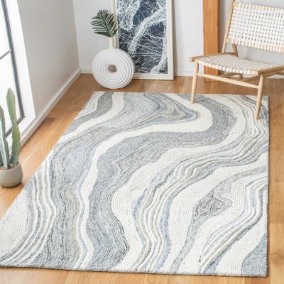 SAFAVIEH Handmade Fifth Avenue Thiet Modern Abstract Wool Rug
