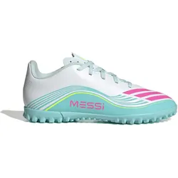Adidas, Jungen, Fussballschuhe, F50 Messi Club TF (38 2/3), Weiss