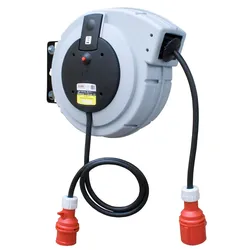 ELMAG Automatischer Kabelaufroller, Serie ROLL ELECTRIC, 400 Volt - 42285