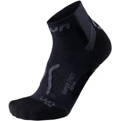 UYN Run Super Fast Laufsocken Herren black/anthrazit 42-44