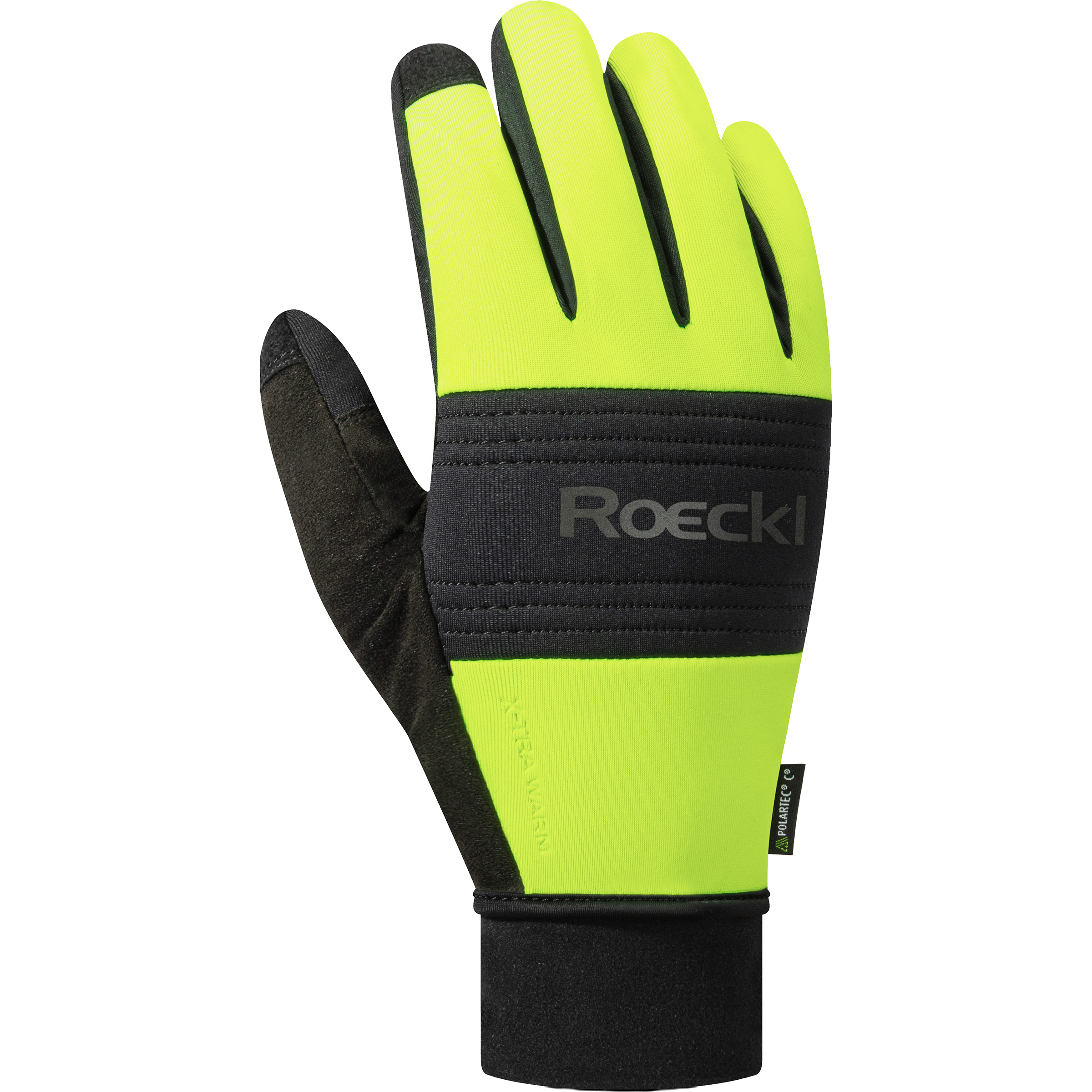 Roeckl Sports Vinadi Fingerhandschuhe schwarz Größe 8 Mountainbike | Rennrad | Gravel Polartec | Primaloft