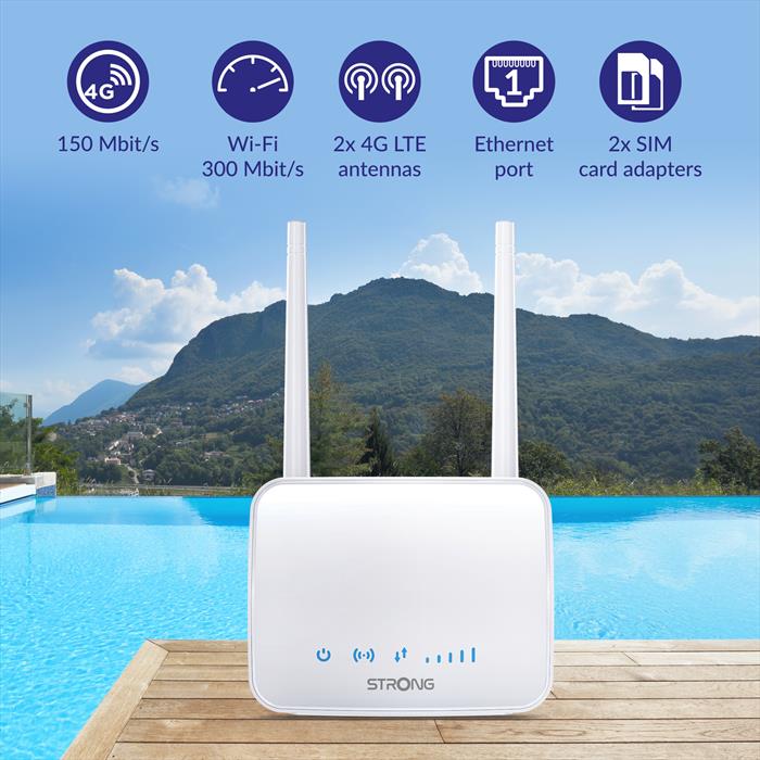 STRONG Router 4grouter350m-bianco