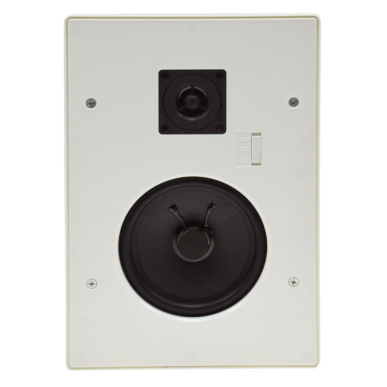 Chilitec Einbaulautsprecher CTE-34E, 120 W, eckig, weiss (1 Stk.) (22171)