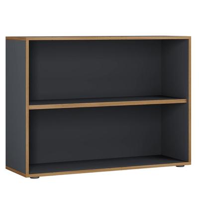 Holz Büro Regal Bücher Ordner Aktenregal Salia 2f
