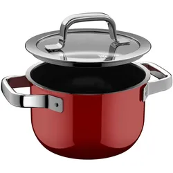WMF Kochtopf mit Deckel, 16 cm, Passion Red 05.1953.5290, Pfanne + Kochtopf, Rot